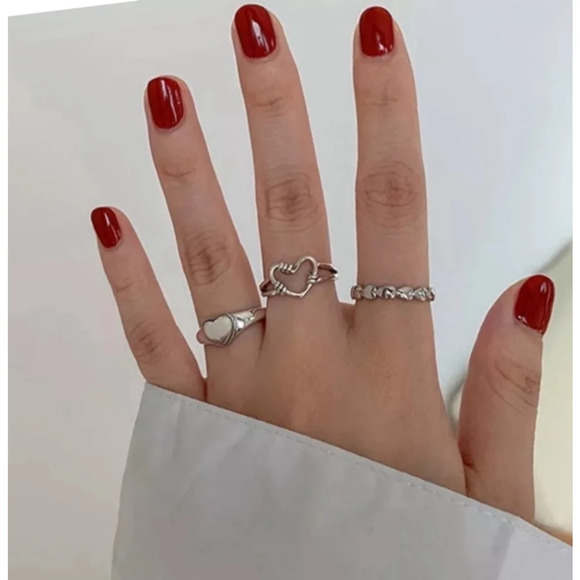 Barbwire Heart Adjustable Ring | 925 Sterling Silver - Picture 12 of 15